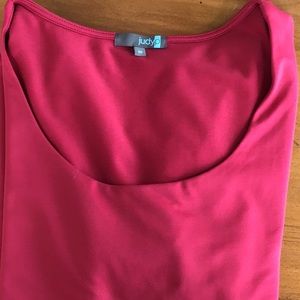 JUDY P - Crimson Red 3/4 sleeve top